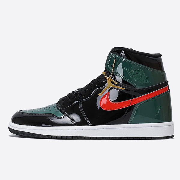 ナイキ JORDAN 1 GREEN PATENT LEATHER "FRIENDS & FAMILY" AV3905-038
