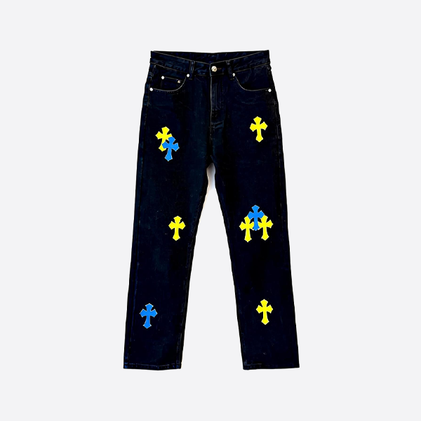 Chrome Hearts ニューヨークk限定サンスクリットクロスジーンズ