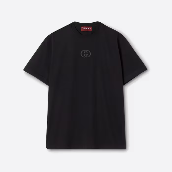 グッチ 刺繍クルーネック 半袖Tシャツ