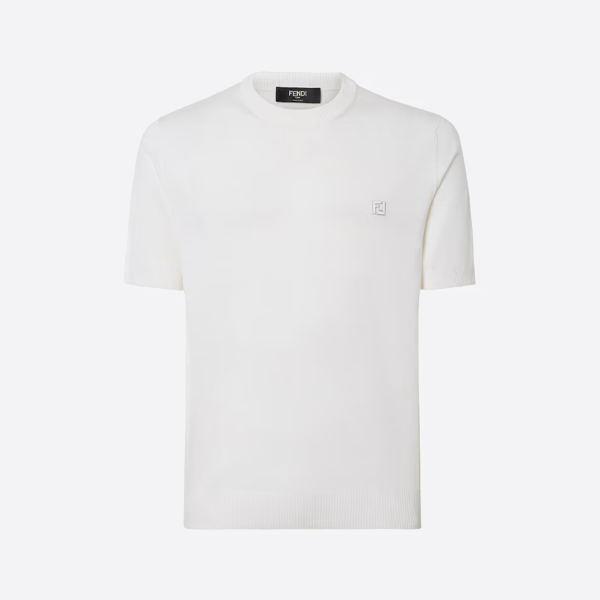 フェンディ ハードウェア ダブルFロゴ 半袖Tシャツ