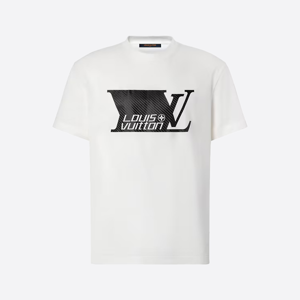 ルイ・ヴィトン ブラックシャドウプリントロゴ 半袖Tシャツ
