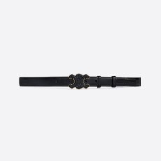 ミディアムキュイルトライアンフベルト-ブラック（2.5CM）45BAA3A01.38NO